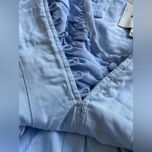 NWT Reformation Archer Top Ice Water Light Blue | US 0 UK 4 - Picture 12 of 13